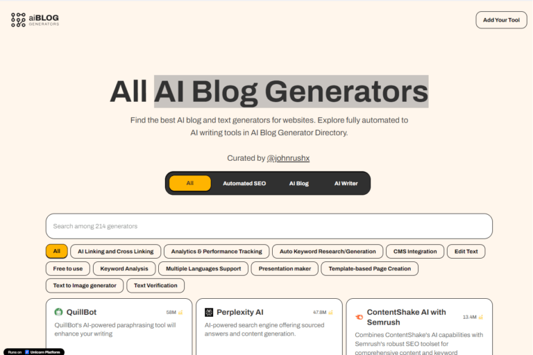AI Blog Generators SS1